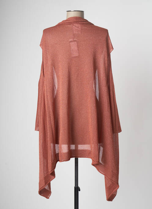 Gilet sans manche orange DEVERNOIS pour femme