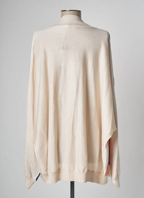 Gilet manches longues jaune DEVERNOIS pour femme