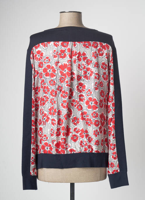 Gilet manches longues rouge DEVERNOIS pour femme