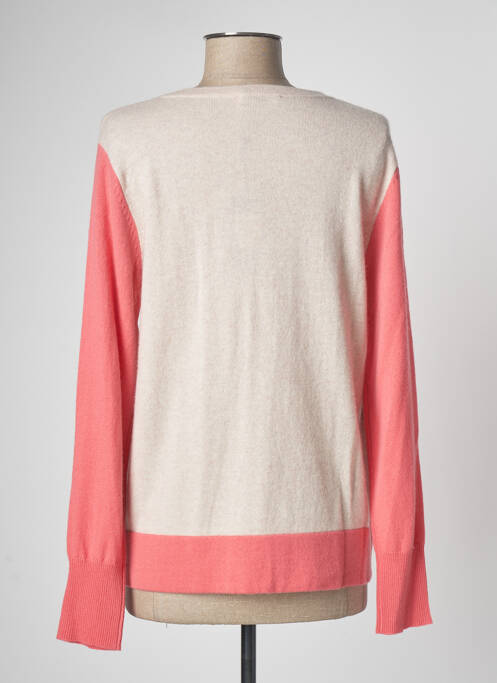 Gilet manches longues beige DEVERNOIS femme