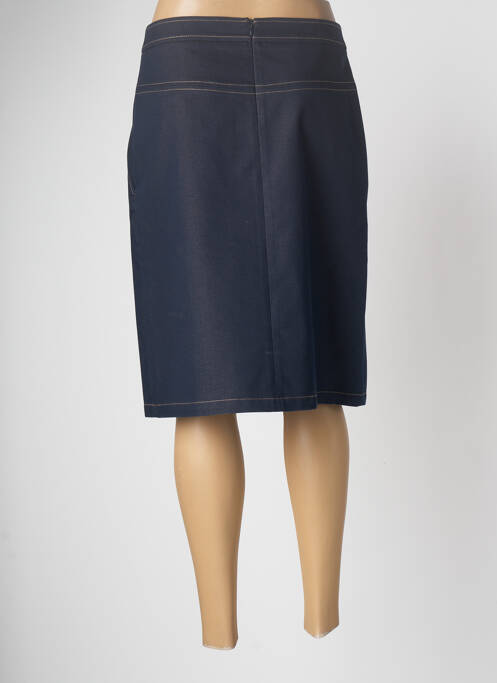 Jupe mi-longue bleu DEVERNOIS pour femme