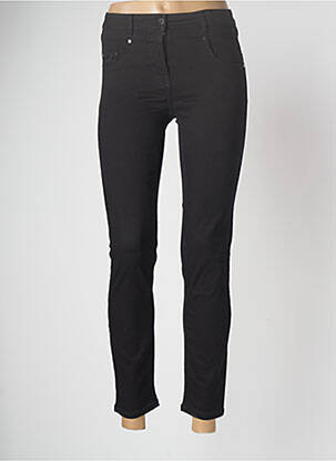 Jeans coupe slim noir DEVERNOIS pour femme