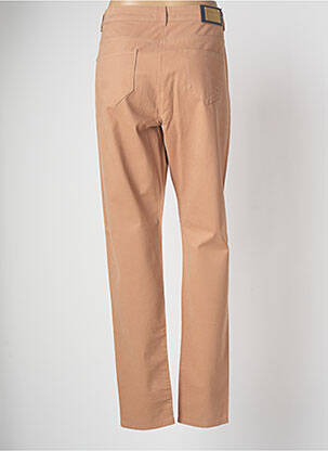 Jeans coupe droite marron DEVERNOIS femme