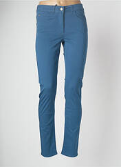 Jeans coupe slim bleu DEVERNOIS pour femme seconde vue