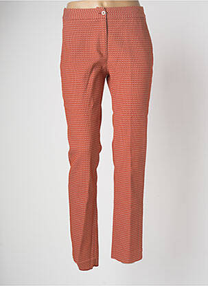 Pantalon droit jaune DEVERNOIS femme
