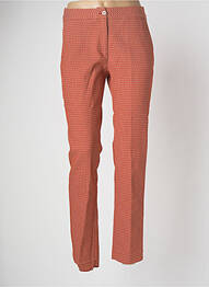 Pantalon droit jaune DEVERNOIS femme