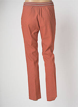 Pantalon droit jaune DEVERNOIS femme