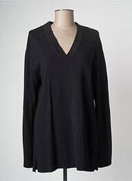Pull tunique noir DEVERNOIS femme