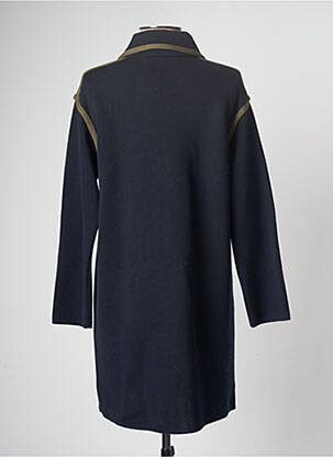 Gilet manches longues bleu DEVERNOIS femme