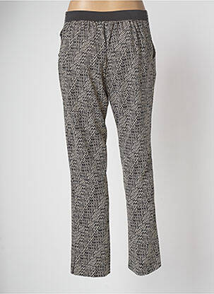 Pantalon droit noir DEVERNOIS femme