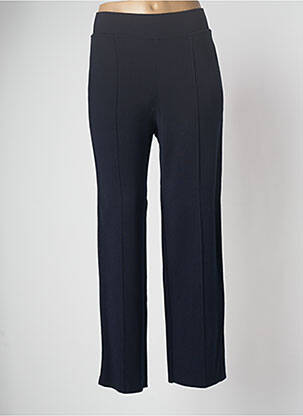 Pantalon droit bleu DEVERNOIS femme