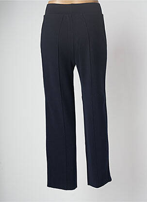 Pantalon droit bleu DEVERNOIS femme