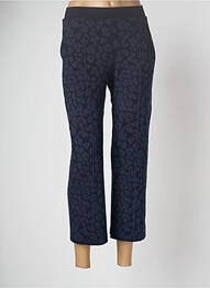 Pantalon droit bleu DEVERNOIS femme