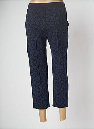 Pantalon droit bleu DEVERNOIS femme