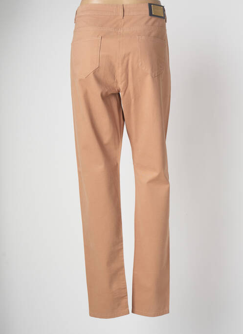 Jeans coupe droite marron DEVERNOIS pour femme