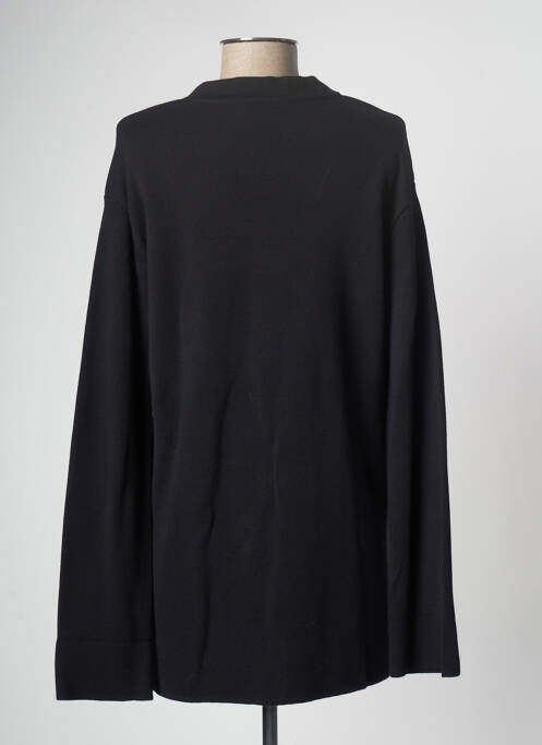 Pull tunique noir DEVERNOIS pour femme