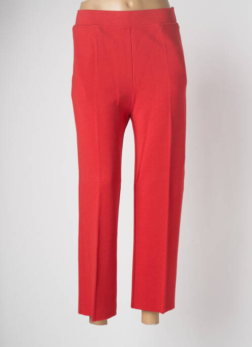 Pantalon droit rouge DEVERNOIS pour femme
