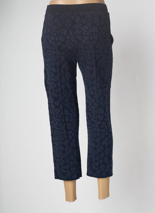 Pantalon droit bleu DEVERNOIS pour femme