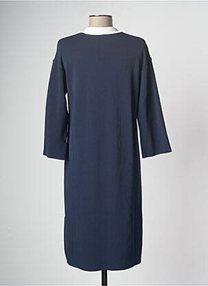 Robe mi-longue bleu DEVERNOIS femme