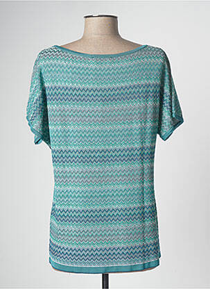 T-shirt bleu DEVERNOIS femme