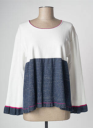 Pull bleu DEVERNOIS femme