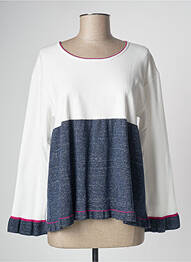 Pull bleu DEVERNOIS femme