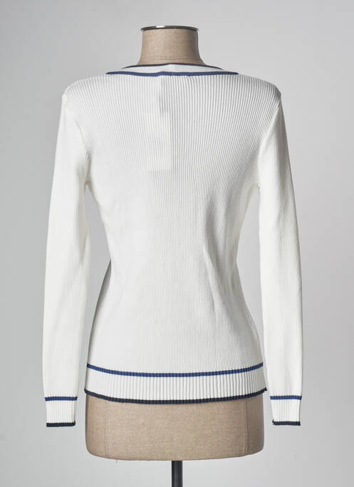 Gilet manches longues beige DEVERNOIS femme