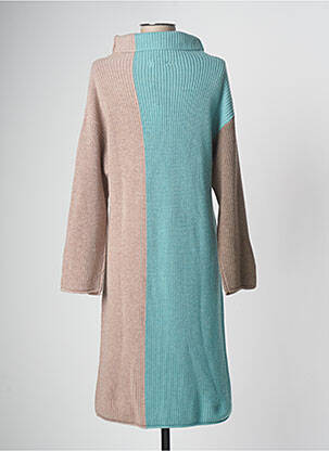 Robe pull bleu DEVERNOIS femme