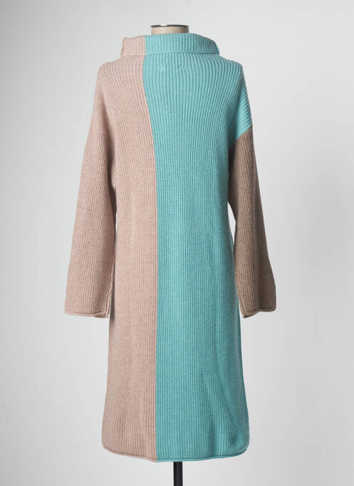 Robe pull bleu DEVERNOIS femme