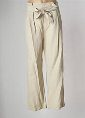 Pantalon large beige LAURENCE BRAS pour femme seconde vue