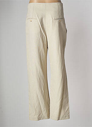 Pantalon large beige LAURENCE BRAS femme