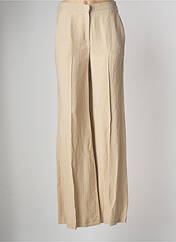 Pantalon large beige TWINSET pour femme seconde vue