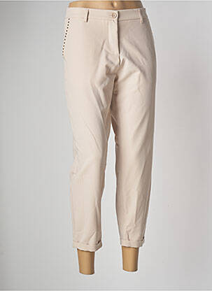 Pantalon slim beige IMPERIAL pour femme
