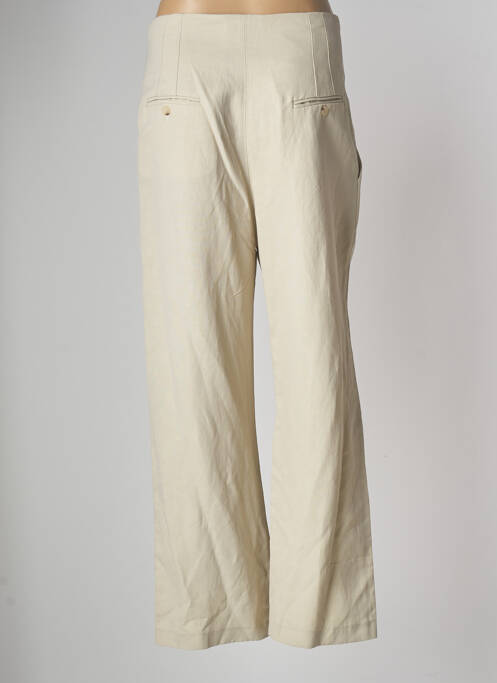 Pantalon large beige LAURENCE BRAS femme