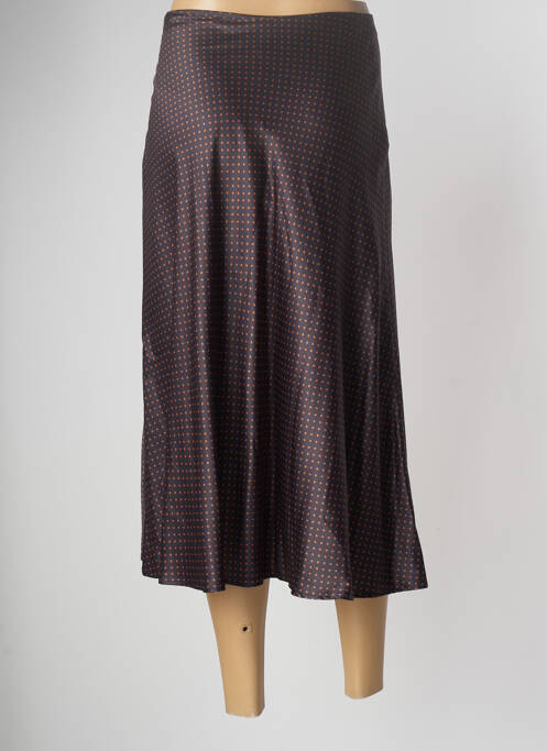 Jupe mi-longue noir IMPERIAL pour femme