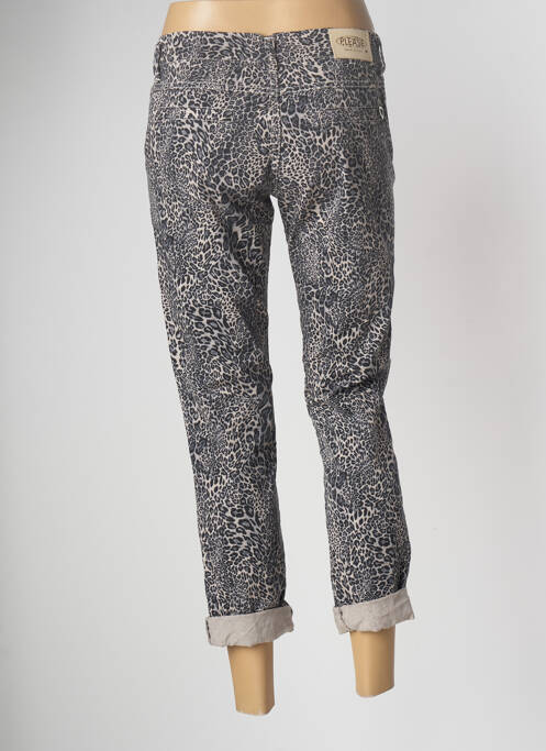 Jeans coupe droite gris PLEASE pour femme