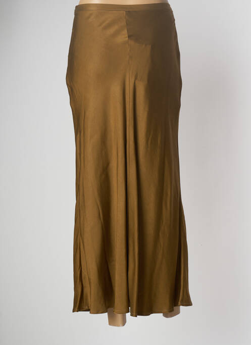 Jupe longue or POMANDERE pour femme