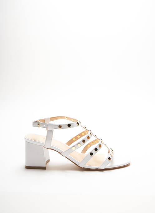 Sandales/Nu pieds blanc COSMOPARIS pour femme