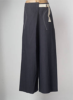 Pantalon large bleu MANGO pour femme