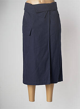 Jupe mi-longue bleu KENZO femme