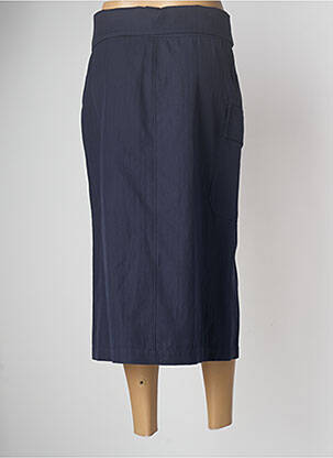 Jupe mi-longue bleu KENZO femme