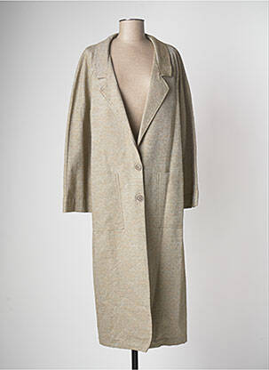 Manteau long beige NATHALIE VLEESCHOUWER femme