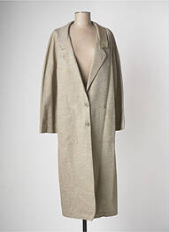 Manteau long beige NATHALIE VLEESCHOUWER femme