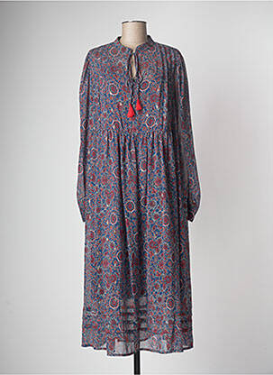 Robe mi-longue bleu IMPERIAL femme