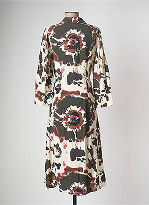Robe mi-longue beige OBJECT femme
