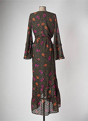Robe longue noir WILD femme