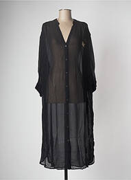 Robe mi-longue noir SACK'S femme