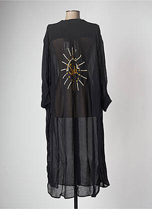Robe mi-longue noir SACK'S femme