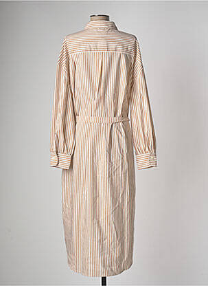 Robe mi-longue beige SECOND FEMALE femme
