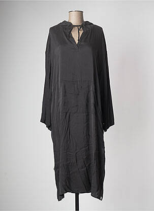 Robe mi-longue noir SACK'S pour femme